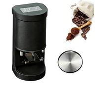 Máquina automática de manipulación de café de 58mm, manipulación de café expreso eléctrica con pantalla táctil, antiadherente profesional, presión de 5-30KG(Black)