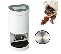 Máquina automática de manipulación de café de 58mm, manipulación de café expreso eléctrica con pantalla táctil, antiadherente profesional, presión de 5-30KG(White)