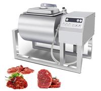 Máquina automática de marinado al vacío, vaso de acero inoxidable de 18 L, control de 3 velocidades, ideal para carnes, verduras, procesamiento de mariscos en restaurantes y tiendas de barbacoa