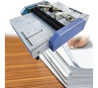 Máquina automática de plegado y grapado de papel A3, ideal para imprentas e instituciones educativas