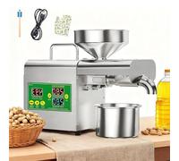 Máquina automática de prensado de aceite, 3-6 kg/h, extractor eléctrico comercial de semillas de nueces para prensa en caliente y frío, 110 V