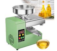 Máquina automática de prensado de aceite para uso industrial, prensado en frío y caliente de nueces y semillas, acero inoxidable con salida lateral de aceite