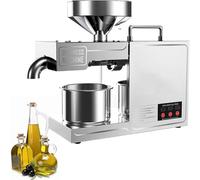 Máquina automática de prensado de aceite, prensa de aceite profesional, prensa automática de aceite, extractor de aceite de grado comercial para lino, maní, semilla de cáñamo, sésamo, girasol