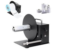 Máquina automática de rebobinado de etiquetas con velocidad y sincronización ajustables, ideal para logística de ropa y gestión eficiente de etiquetas
