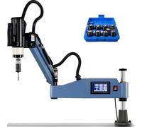 Máquina automática de roscado eléctrico con brazo universal de 360° y 6-9 pinzas para enhebrar con precisión en zonas de difícil acceso