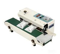 Máquina automática de sellado continuo, sellador horizontal de bolsas de plástico, velocidad: 0-12 m/min, grosor: 0,02-0,8 mm, ancho: 6-12 mm para un embalaje eficiente