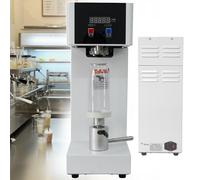 Máquina automática de sellado de latas, 180 W con contador para latas de PET de calibre de 5,5 cm, altura máxima de 22 cm, rodillo de acero inoxidable, ideal para el hogar, cafetería, restaurante