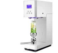 Máquina Automática De Sellado De Latas, Máquina Selladora Eléctrica De Vasos Con Contador Y Pantalla Lcd, Diámetro De 5,5 Cm Y Altura De 14-21 Cm, Para El Hogar, Cafetería, Restaurante white