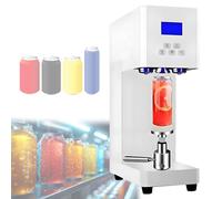 Máquina automática de sellado de latas, sellador eléctrico de vasos con panel de control inteligente para uso comercial, solución eficiente de tapado de botellas