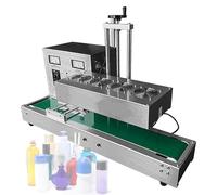 Máquina automática de sellado de papel de aluminio con inducción electromagnética continua para tapas de botellas de plástico, altura ajustable y rápida disipación del calor para un sellado eficiente