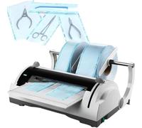 Máquina automática de sellado dental, sellador térmico médico de 100 W con cortador de bolsas para laboratorio, clínica, hospital, sellado estéril para una esterilización eficaz