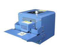 Máquina automática de sellado horizontal con ajuste de temperatura y velocidad para bolsas de plástico, películas, papel de aluminio y papel kraft