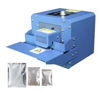 Máquina Automática de Sellado por Calor, Sellador de Banda Continua, Temperatura Ajustable 0-200℃ y Velocidad 5m/min, Envasado de hasta 2500 Bolsas por Hora para Plástico, Películas de PVC, Bolsas de
