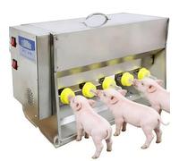 Máquina automática de succión de lechones, alimentador de pezones 10/14 con temperatura y sonido constantes, acero inoxidable 15L/20L para granjas de cerdos