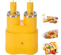 Máquina automática de tortillas, máquina de rollo de huevos de doble tubo, olla de huevos de cocción rápida para salchichas de desayuno y panecillos de perritos calientes, antiadherente, tiempo de