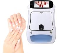 Máquina automática de uñas inteligente con pantalla táctil, dispositivo inalámbrico para arte de uñas, aplicación de 30 segundos, soporte WiFi y USB para diseños de uñas DIY