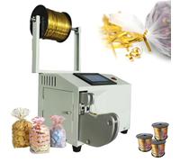 Máquina automática for atar ataduras, atadora de alambre de 0,12-1,26 pulgadas, atadora de alimentos con alambre dorado, máquina for agrupar, sellar y empaquetar for panadería, dulces,regalos