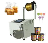 Máquina automática for atar bolsas, selladora de alambre dorado, selladora automática de alambre de 0,12-1,26 pulgadas, equipo for cerrar bolsas de pan y juguetes.