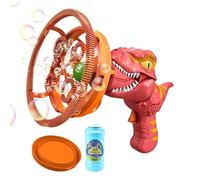 Máquina Automática para Burbujas | Automático Veraniego con Diseño Dinosaurio,Máquina De Burbujas para Niños | para Chicos Y Chicas 3-8 Años, Festejos Cumpleañeros Al Aire Libre En Patio