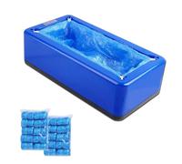 Máquina Automática Para Cubrir Zapatos Con 200 Piezas De Cubrezapatos Desechables, Sencillo Y Rápido, Hogar Oficina Hotel Cubrezapatos Desechables Dispensador De Fundas De Zapatos(Blue)