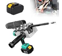 Máquina automática para encordar cables, herramienta para tirar de cables, máquina para enhebrar cables de pared para electricistas, máquina roscadora automática,1xBattery