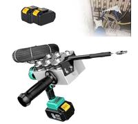 Máquina automática para enhebrar cables,máquina automática portátil para enhebrar cables, para portaherramientas de enhebrado completamente automáticos,2xBattery