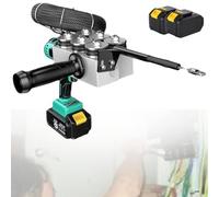 Máquina automática para enhebrar cables, tirador automático de cables para electricistas,enhebrador de cables de pared para decoración de tuberías,2xBattery