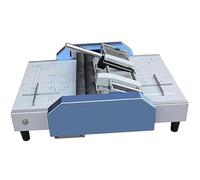 Máquina automática para hacer folletos, plegadora de papel y grapadora para folletos, manuales, invitaciones en la escuela y la oficina