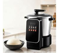 MáQuina AutomáTica Para Hacer Fufu,Procesador De Alimentos,Robot De Cocina | Con Pantalla TáCtil Led, Olla Antiadherente Y Temporizador,Para Fufu,Amala,Banku Y Puré De Patatas,Para 5-6 Personas