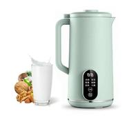 Máquina automática para hacer leche de soja, 650 ml, con 10 cuchillas para zumos, sopas, almendras, avena, soja y frutas; con función de inicio diferido, mantenimiento del calor y autolimpieza.