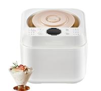 Máquina automática para hacer yogurt con 5 tarros de vidrio PTC calefacción 15 W bajo consumo de energía para yogur griego casero regalo de cocina saludable