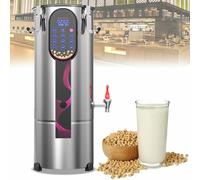 Máquina automática para preparar leche de soja de gran capacidad, eléctrica de acero inoxidable, para restaurantes y cantinas.