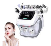 Máquina Belleza Oxígeno Hidrógeno,Analizador Piel Burbujas Pequeñas | Con 3 Cabezales Y Pantalla Táctil,Temperatura Tiempo Ajustable Y Energía,Aprieta Las Mejillas,Mejora La Línea