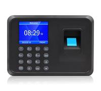 Máquina biométrica de asistencia de empleados con reconocimiento rápido de huellas dactilares, reloj de tiempo, dispositivo grabador de contraseña, control de acceso, sistemas de asistencia