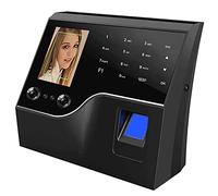 Máquina biométrica de asistencia de tiempo de huellas dactilares faciales, reloj de tiempo de sello de empleado sin tarifa mensual, cálculo automático de horas extra y horas de trabajo/deducción de