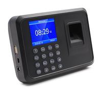 Máquina biométrica de asistencia de tiempo para empleados, gestión de datos USB, control de acceso de contraseña, dispositivo de registro de reconocimiento rápido, grabadora de tiempo de eficiencia