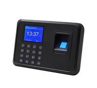 Máquina biométrica de Asistencia Huellas Dactilares con contraseña, Reloj Tiempo eléctrico en grabadora, Sistema gestión Datos del Personal USB, Soporte sin conexión Reloj eficiente