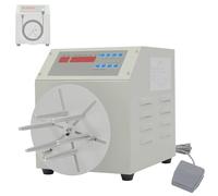 Máquina bobinadora de alambre, máquina bobinadora automática de 120 W con velocidad ajustable de 0-3000 RPM, bobinadora digital con modos de avance y retroceso, para cables de datos