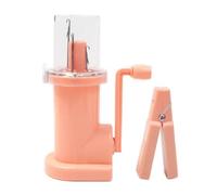 Máquina bobinadora de bobinas Máquina de tejer DIY, Mini carrete, máquina bobinadora, pulsera, juego de herramientas de ganchillo tejido a mano, accesorios de costura for el hogar(Pink)