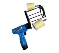 Máquina bobinadora de cinta de aire acondicionado de 12V, herramienta de envoltura de cinta de tubo corrugado de tubo de cobre eléctrico automático Amplia aplicación(C Type)