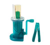 Máquina bobinadora Máquina de tejer DIY, Mini carrete, máquina bobinadora, pulsera, juego de herramientas de ganchillo tejido a mano, accesorios de costura for el hogar(Green set)