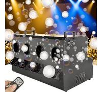 Máquina Burbujas Humo Y Niebla LED De 3000 W,3 En 1 Para Fiestas,Con Control Remoto Dmx, Crea Burbujas De Humo Que Cubren 400 Metros Cuadrados En Tan Solo 3 Minutos