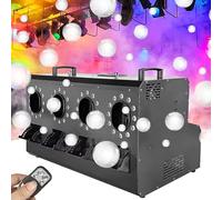 Máquina Burbujas Humo Y Niebla LED De 3000 W,3 En 1 Para Fiestas,Con Control Remoto Dmx, Crea Burbujas De Humo Que Cubren 400 Metros Cuadrados En Tan Solo 3 Minutos,A