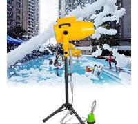Máquina Cañón de Espuma Comercial 1000W de Alta Potencia con Soporte Telescópico y Apagado Automático, Espumador para Fiestas en Piscina, Cumpleaños, Bodas y Eventos al Aire Libre,Yellow