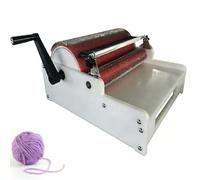 Máquina Cardadora Manual de Acero Inoxidable, Cardadora Profesional de Lana, Mezcla de Fibras de Alta Eficiencia, Relación de Engranajes 1:5, Púas de Acero Inoxidable de 90 TPI(20cm/8 in)