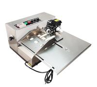 Máquina codificadora automática de ruedas de tinta, codificadora de lotes de tinta seca sólida, codificadora de fecha de producción de acero inoxidable de 300 piezas/min, grosor de impresión(Expanded)