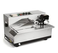 Máquina codificadora automática de ruedas de tinta, codificadora de lotes de tinta seca sólida, codificadora de fecha de producción de acero inoxidable de 300 piezas/min, grosor de impresión(Standard)