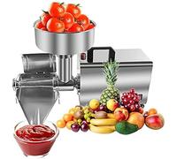 Máquina coladora de tomate comercial, colador de alimentos y salsa, máquina eléctrica de mermelada exprimidor de frutas, para enlatar purés de tomate, salsas y más