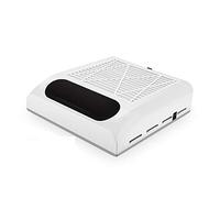 Máquina Colectora De Polvo De Uñas De 80 W, Potente Extractor De Succión Con Ventilador De Uñas Eléctrico, Aspiradora De Manicura Con Filtro Reutilizable, Herramienta Profesional De Decoración De Uñ