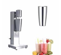 Máquina comercial de batidos, mezclador de bebidas de alta velocidad de acero inoxidable, con control de velocidad dual, para cafeterías, bares y tiendas de té